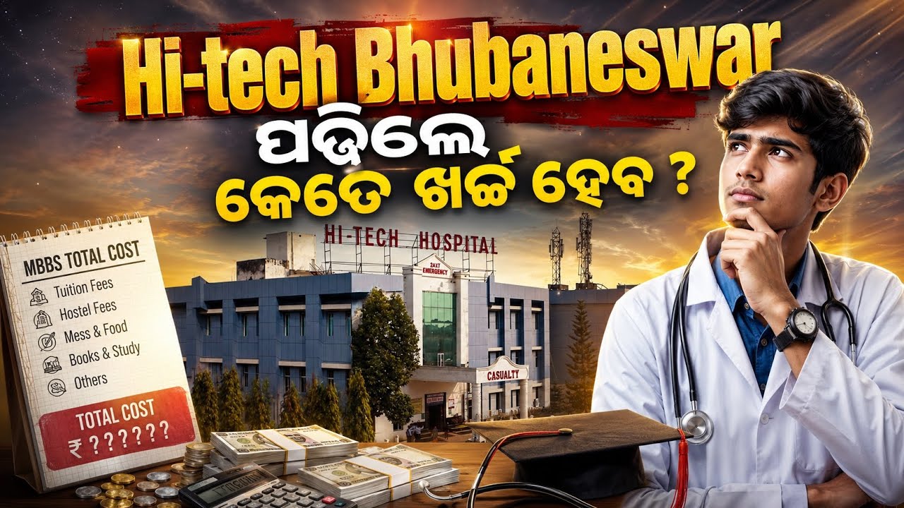 Hi-Tech Bhubaneswar re padhile kete kharcha haba hi-tech total expenditure neet 2026 odisha cutoff 