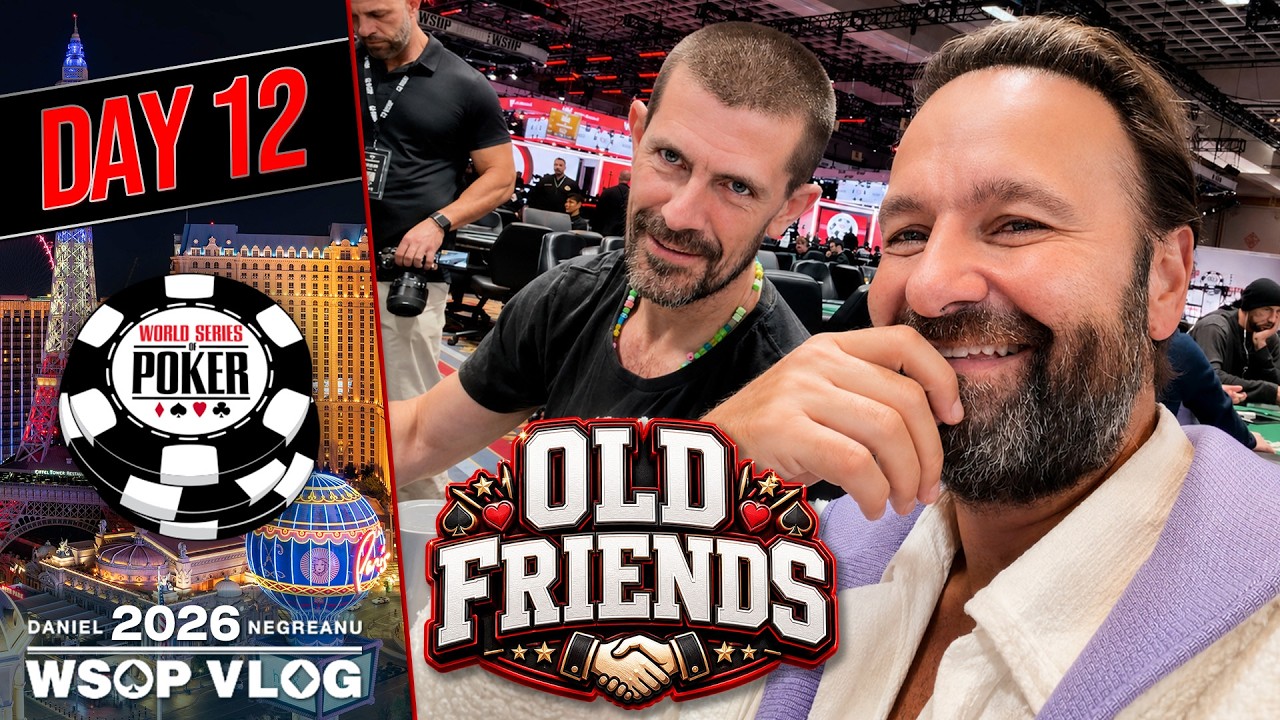 Ещё одна КРУПНЕЙШАЯ раздача против ГАСА ХЕНСЕНА! &mdash; WSOP 2026, ВЛОГ, день 12