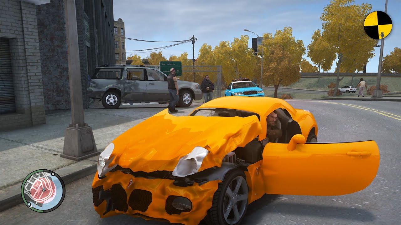 GTA 4 Crash Testing Real Car Mods Ep.105