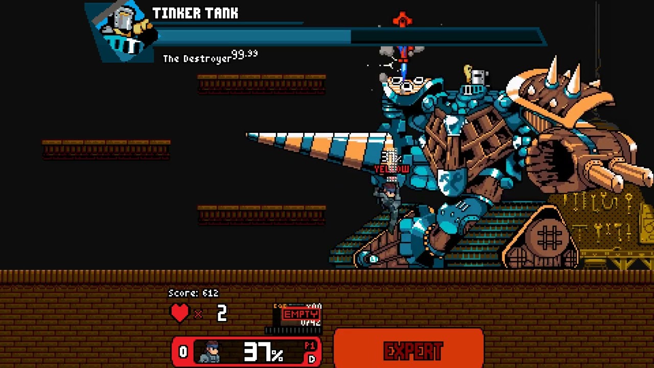 Rivals of Aether: Solid Snake vs Tinker Knight (Expert, No Deaths)