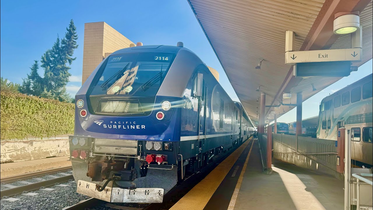 Amtrak HD Pacific Surfliner Train Ride: Los Angeles to San Luis Obispo, CA
