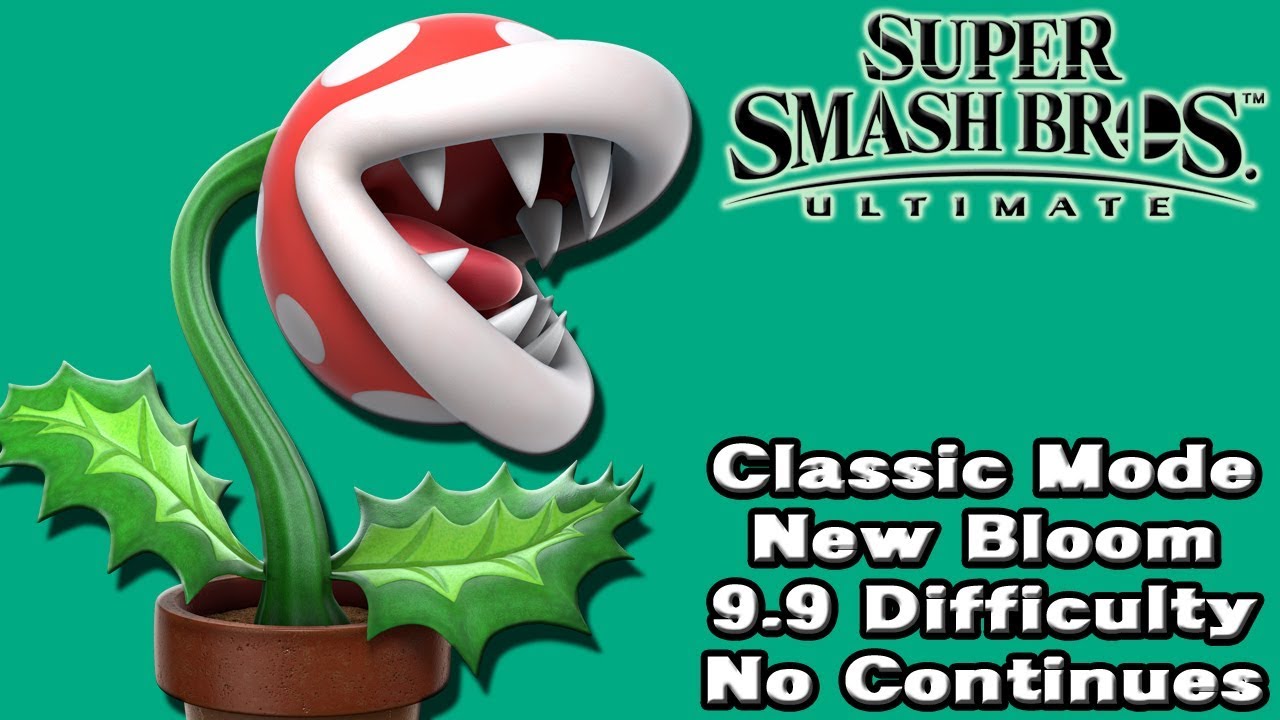 Super Smash Bros. Ultimate (Classic Mode 9.9 Intensity No Continues | Piranha Plant)