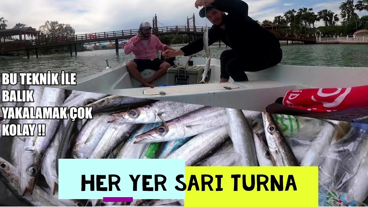 BU TEKNİK İLE BALIK YAKALAMAK ÇOK KOLAY!! SARI TURNA AVI (ISKARMOZ)