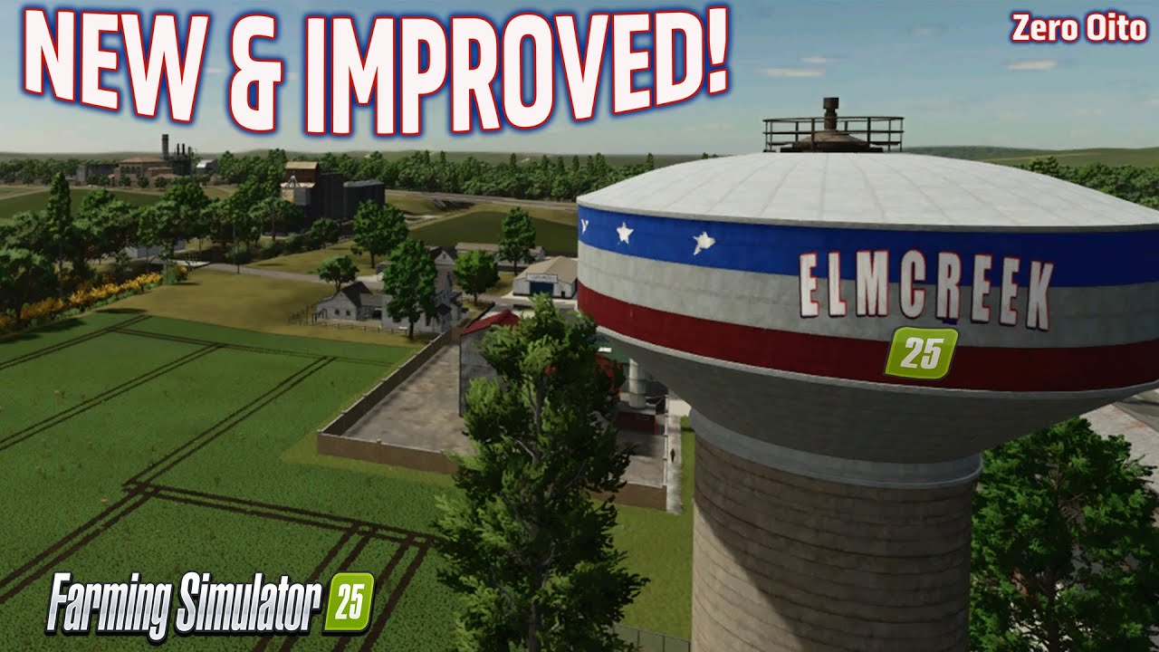 ELMCREEK 25, COMPLETELY NEW LOOK?! NEW MOD MAP! (TOUR/REVIEW!) Farming Simulator 25