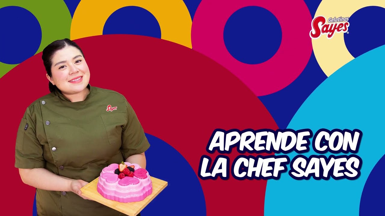 Aprende con la Chef Sayes | Técnica de capas en Gelatina