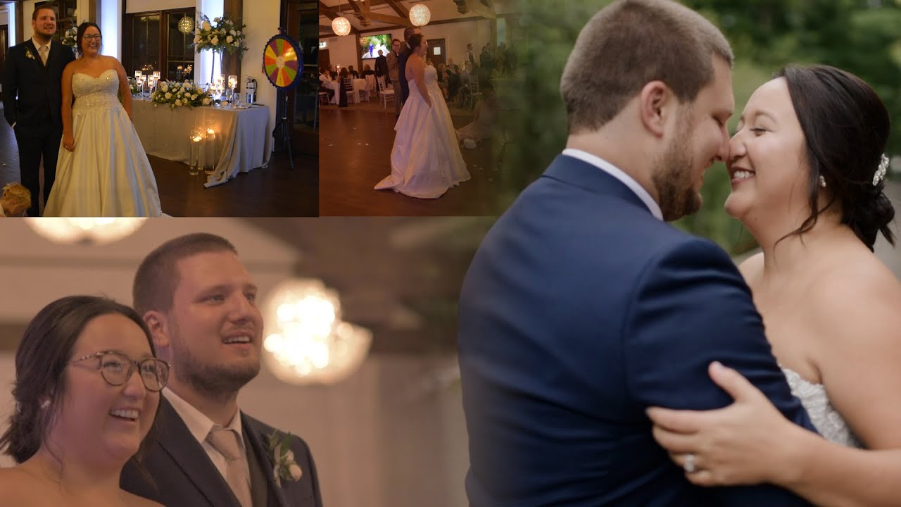Kitchener Waterloo Wedding Videographer displays Same Day Wedding Video at Whistle Bear Golf Course