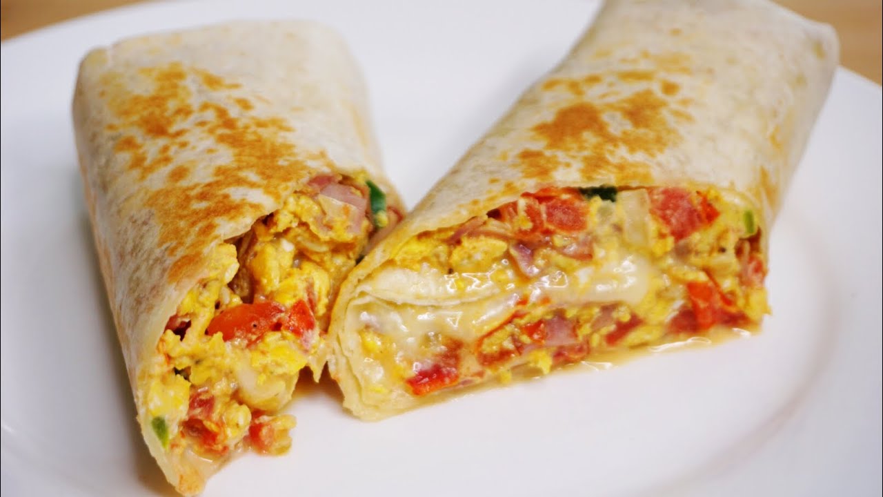 DESAYUNO SENCILLO PERO BIEN SABROSO! Burrito 🌯.