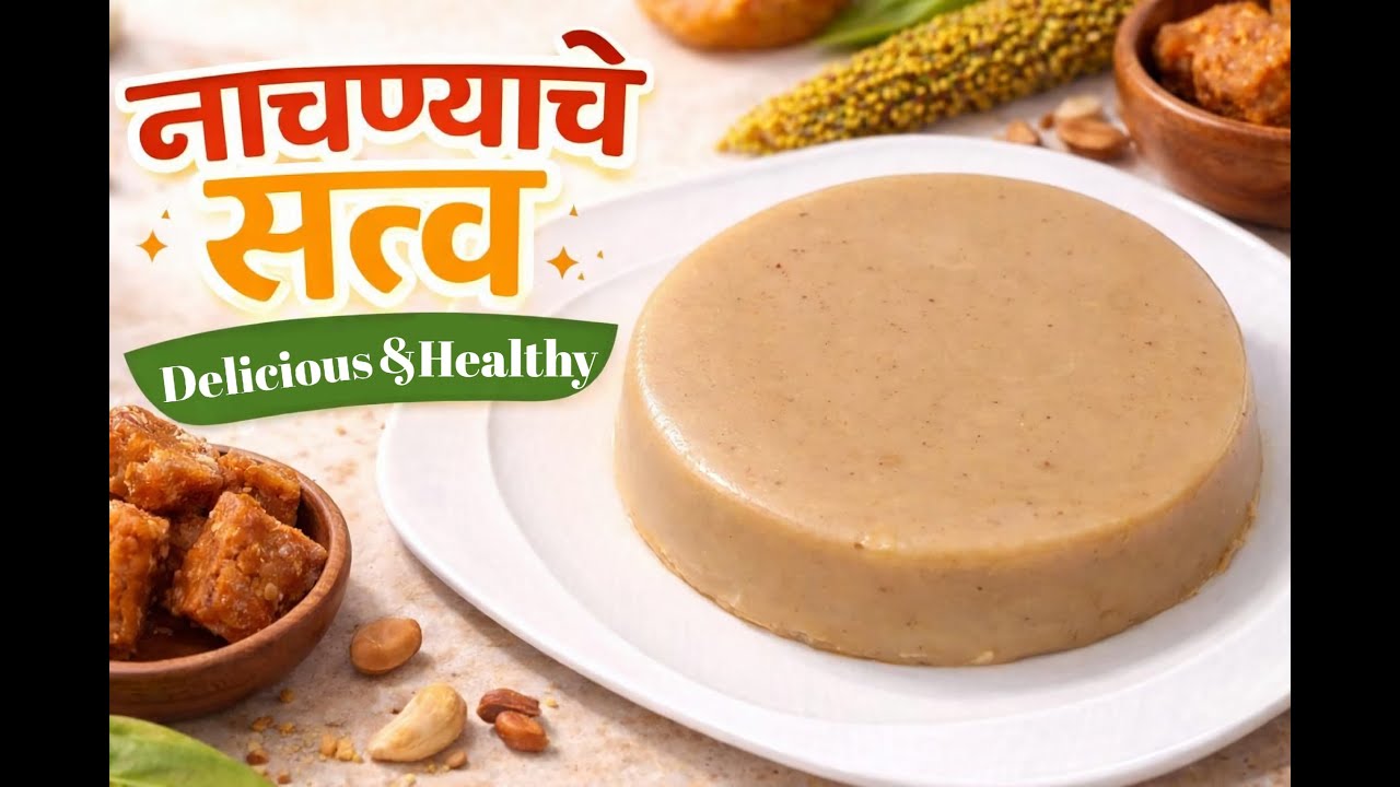 नाचण्याचे सत्व | Nachnyache Satv | Healthy Ragi Porridge | Gharcho Swaad, Maayecho Haat