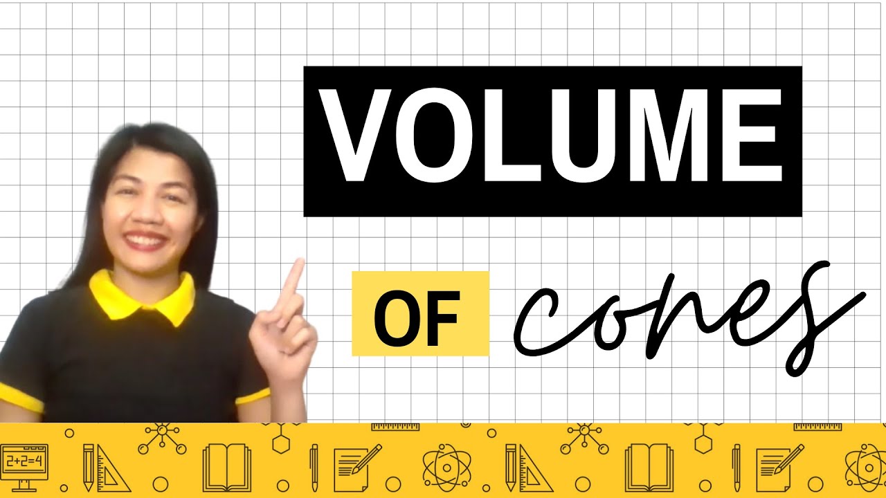 Volume of a Cone STEP by STEP Easy Tagalog Math Tutorial | MykeneTV Academy