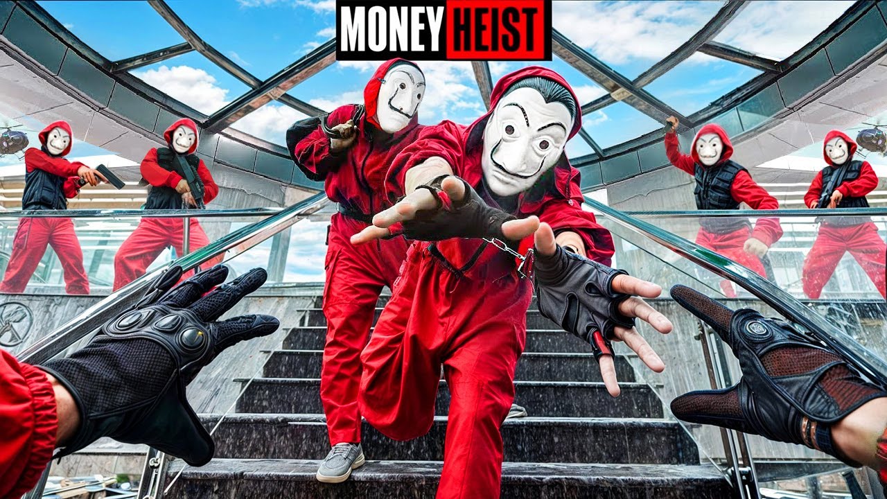 PARKOUR VS MONEY HEIST! 6 | BAD GUYS: No ESCAPE, POLICE closed all exits (BELLA CIAO REMIX) Epic POV