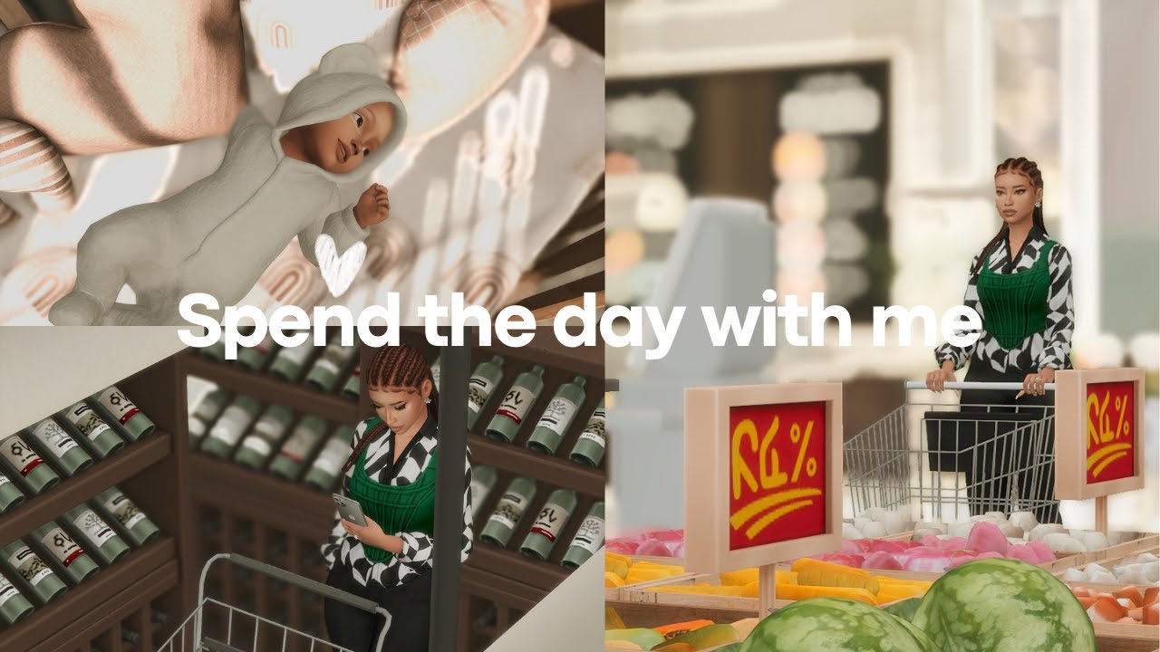 Spend the Day with Me | SIMS 4 VLOG: First Day at Work, Tummy Time, Family Moments & Cozy Mom Life