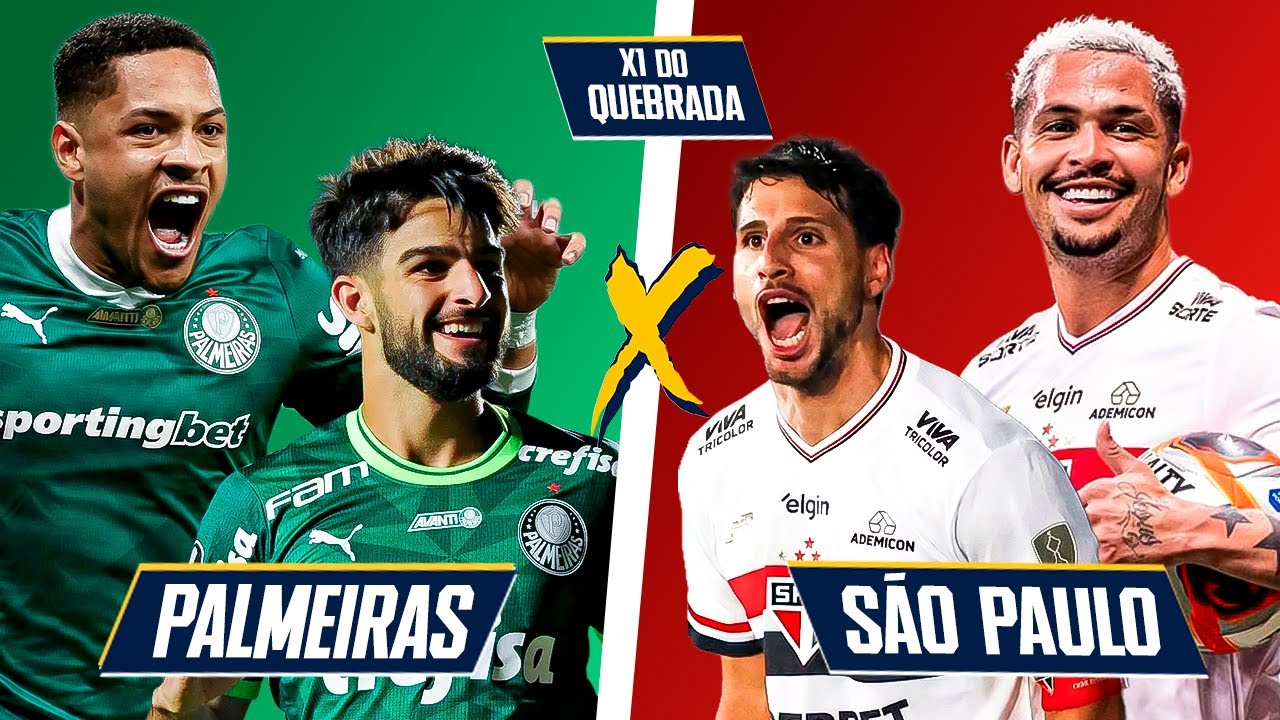 PALMEIRAS x SÃO PAULO: RAIO-X DO CHOQUE-REI | X1 DO QUEBRADA