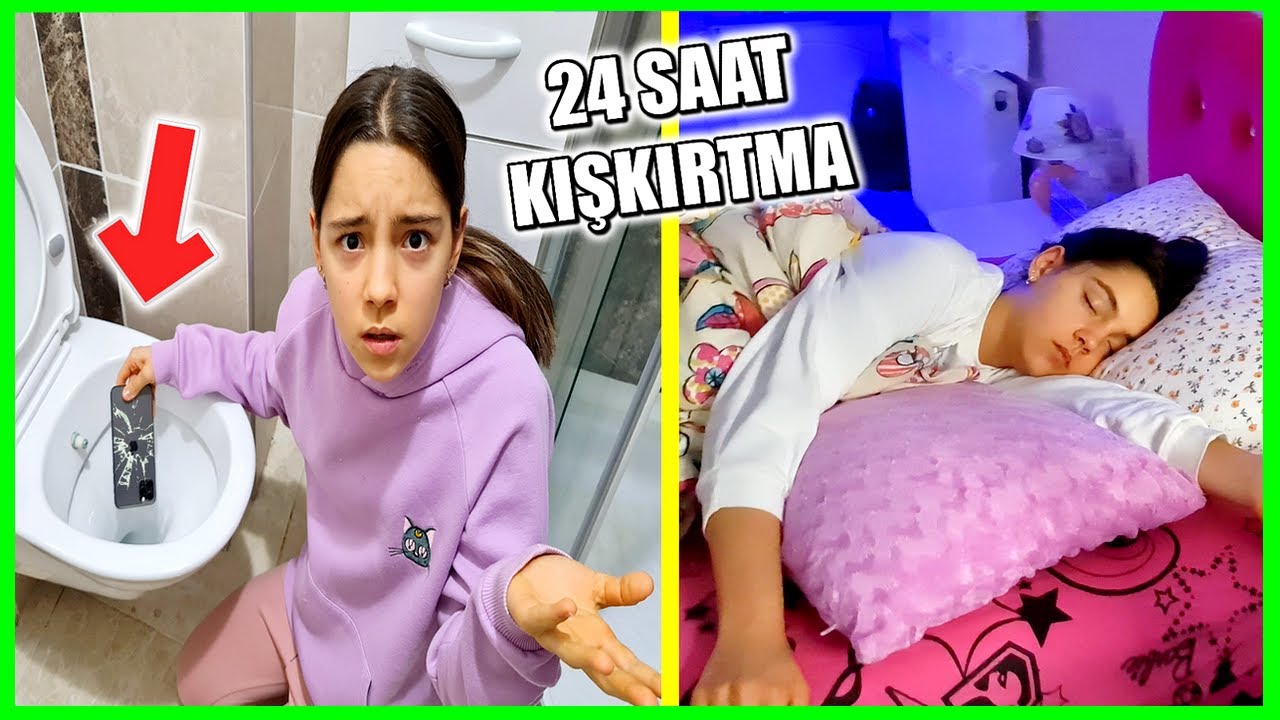 24 SAAT BOYUNCA MELİKEYE KIŞKIRTMA YAPTIM!! (ORTALIĞI YIKTI)