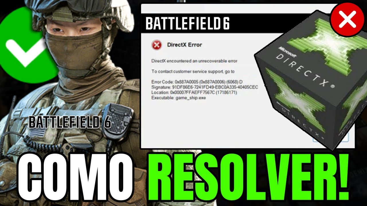Como Resolver Erro do DirectX no Battlefield 6 - DirectX Error [Guia Completo]