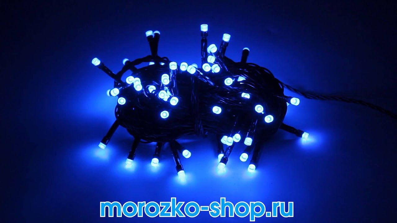Гирлянда ПАСТЕЛЬНАЯ ЗАСНЕЖЕННАЯ нежно голубая, 80 LED-огней, уличная, 6 м, KAEMINGK 494181