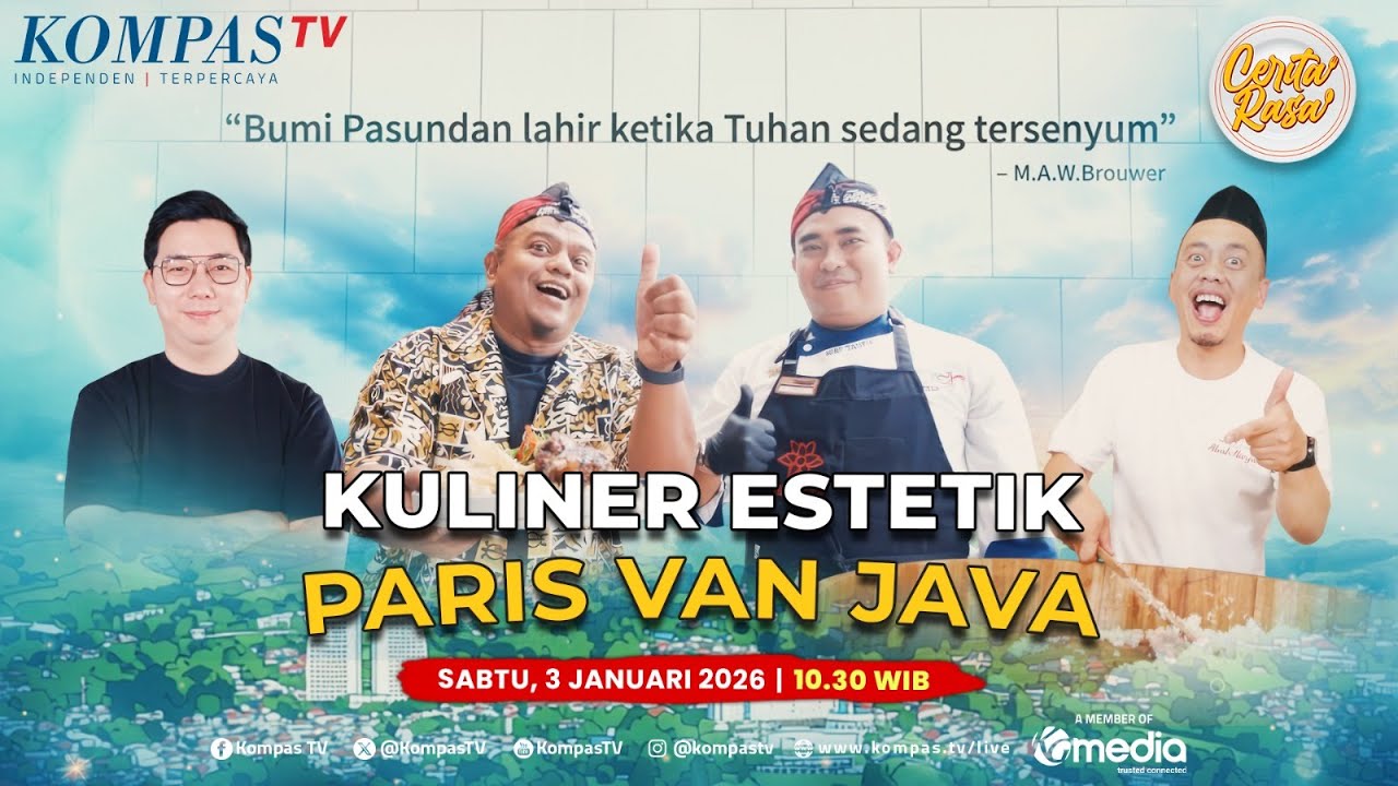 LIVE - Kuliner Estetik Paris Van Java | CERITA RASA