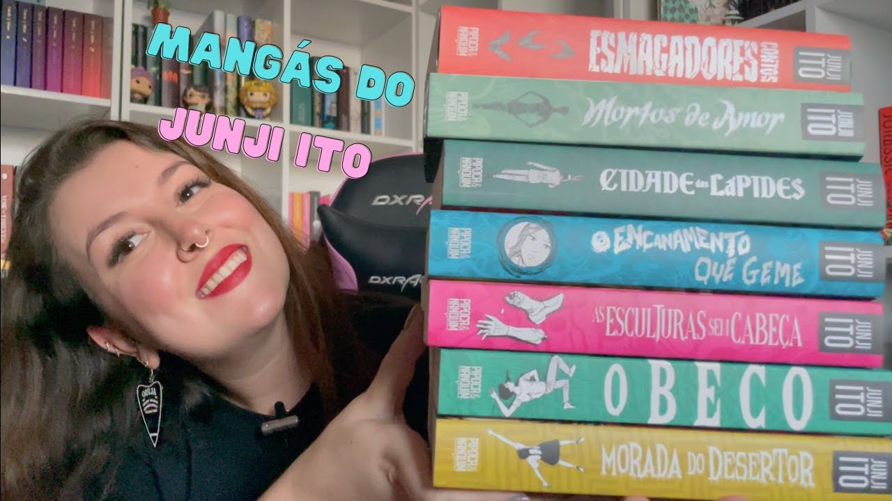 COLEÇÃO ATUALIZADA DE MANGÁS DO JUNJI ITO | BOOKARINA