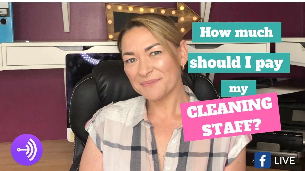 How much do I pay my cleaning staff?