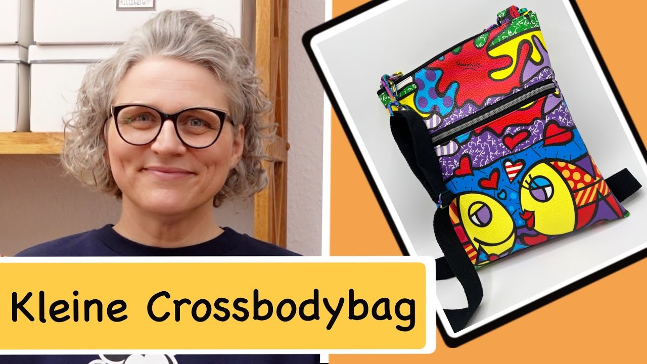 kleine Crossbodybag nähen / kostenlose Maße