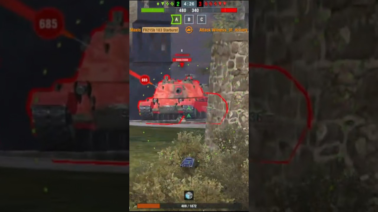 Ammo rack exploded FULL HP - WOTB
