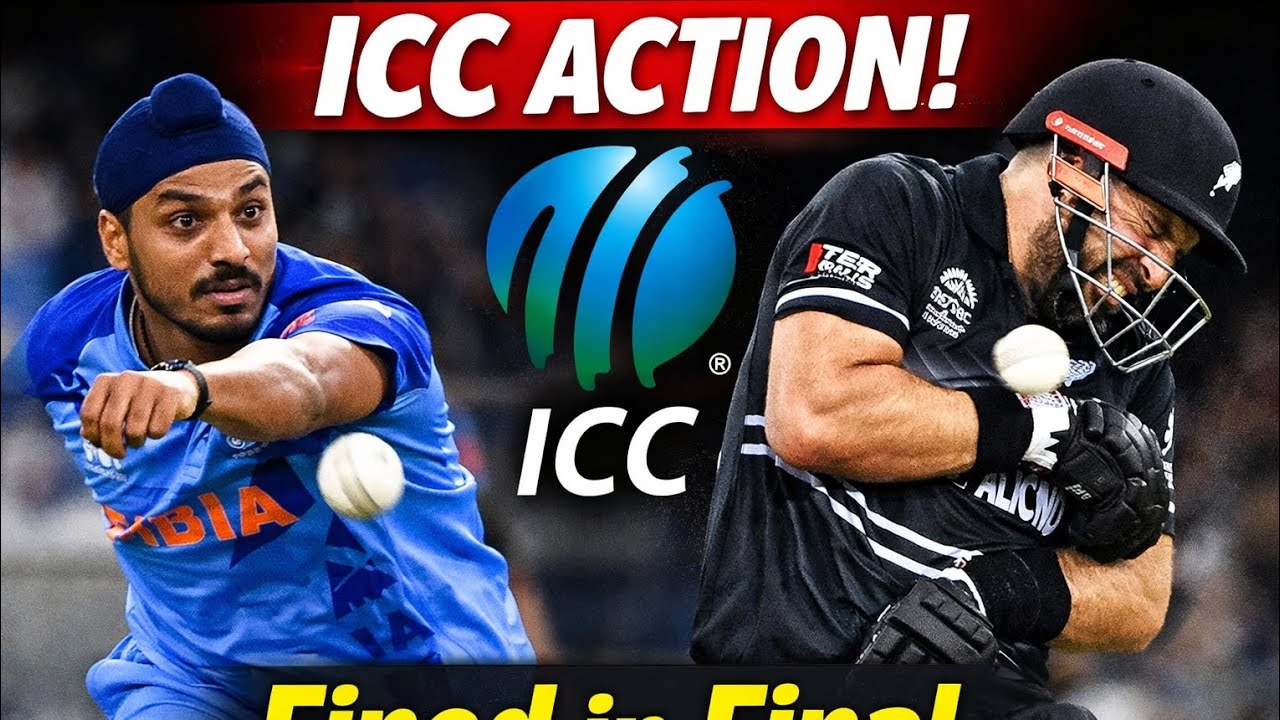 ICC का बड़ा एक्शन! Arshdeep Singh पर लगा जुर्माना, Final में Daryl Mitchell को गेंद मारना पड़ा महंगा