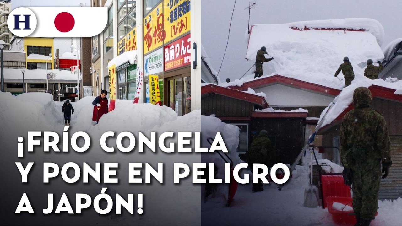 ¡Japón se cubre de nieve! Tormenta invernal cobra la vida de 35 personas tras nevadas históricas
