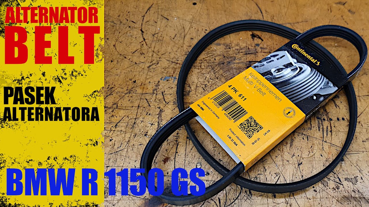 BMW 1150 GS PASEK alternatora WYMIANA paska wieloklinowego. Ile kilometrów wytrzyma pasek ?