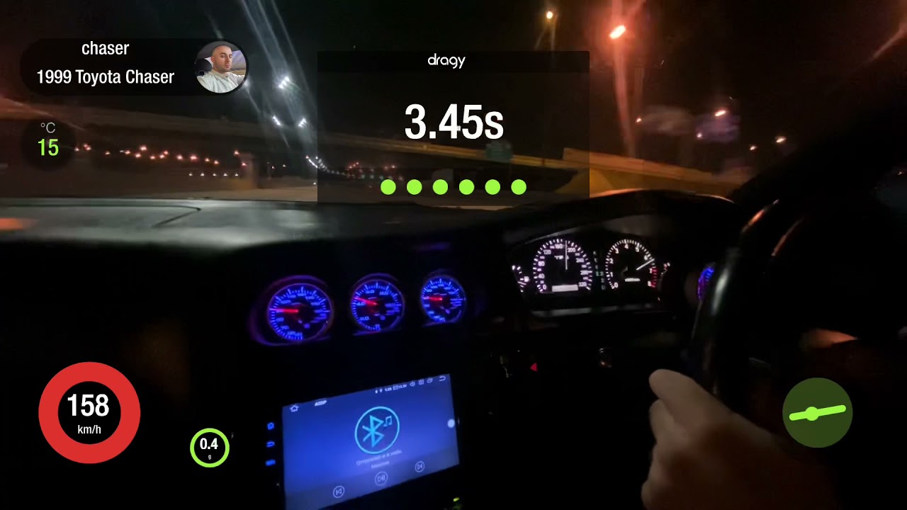 Toyota Chaser Tourer V acceleration 100-200