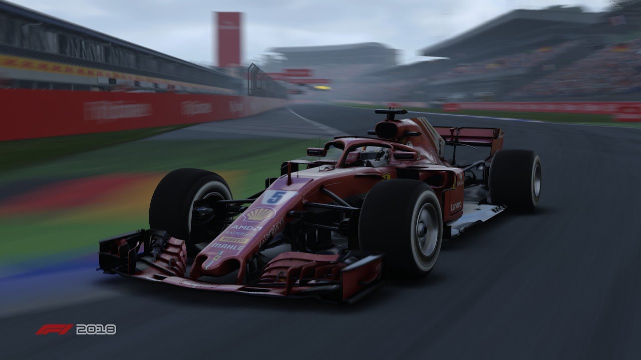 F1 2018 | Sebastian Vettel - Hockenheimring 50% RACE | Cockpit - No HUD   Keyboard