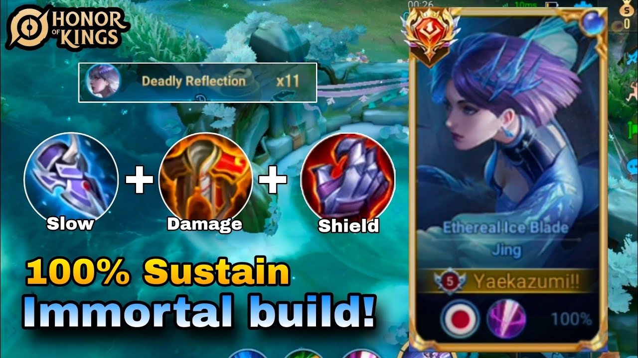 JING WITH NEW TANK BUILD IS VERY SUSTAIN TO DESTROY META HEROES | HONOR OF KINGS