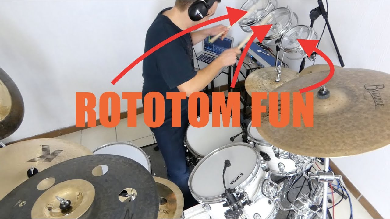 ROTOTOM DRUM SOLO (TEST ROTOTOM MILLENIUM RT6810)