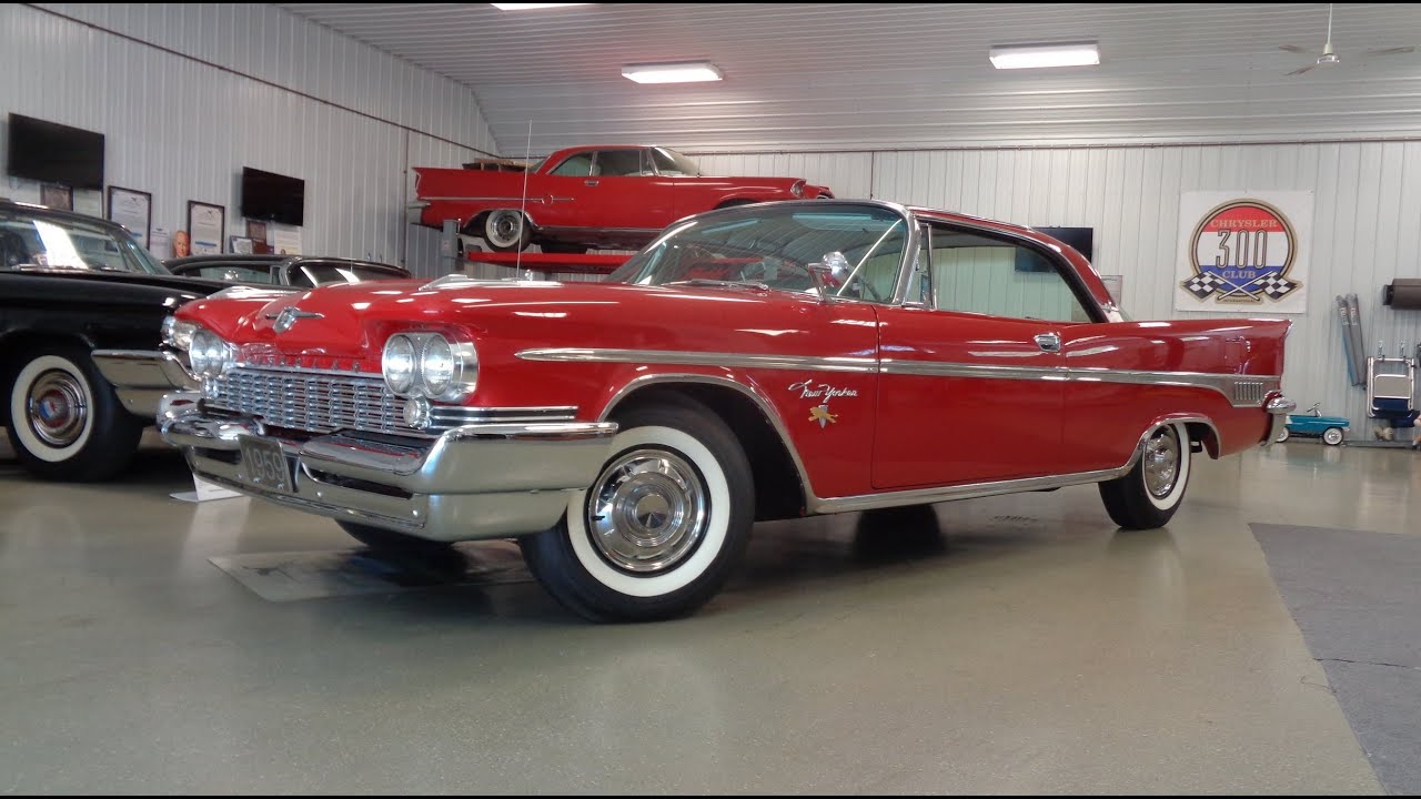 1959 Chrysler New Yorker Hardtop in Red & Ride on My Car Story with Lou Costabile