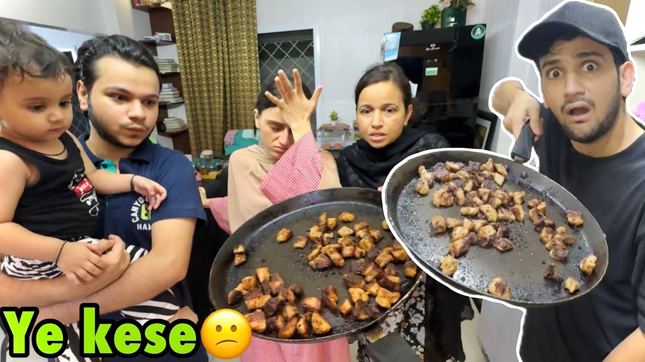 Tikka boti jala di mene koi bhi nhi khaaraha☹️ | sabne mujhe worst chef kehdiya🥲