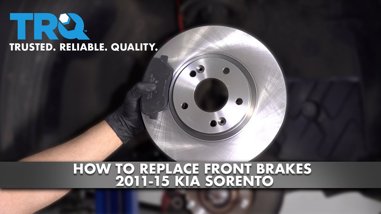How To Replace Front Brakes 2011-15 Kia Sorento