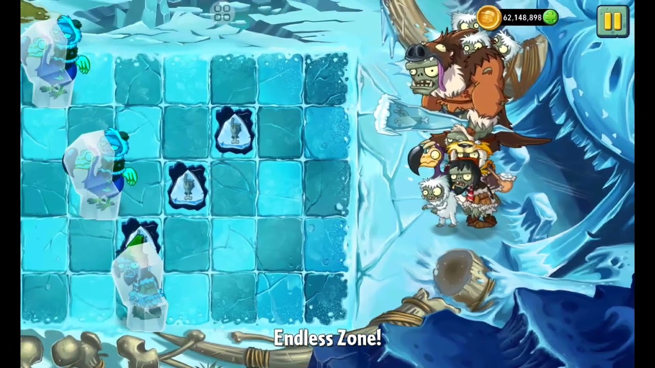 Plants Vs Zombies 2: Ледяное поле битвы | Уровни 44, 45, 46 #зомби #plantsvszombies #pvz #прыжок