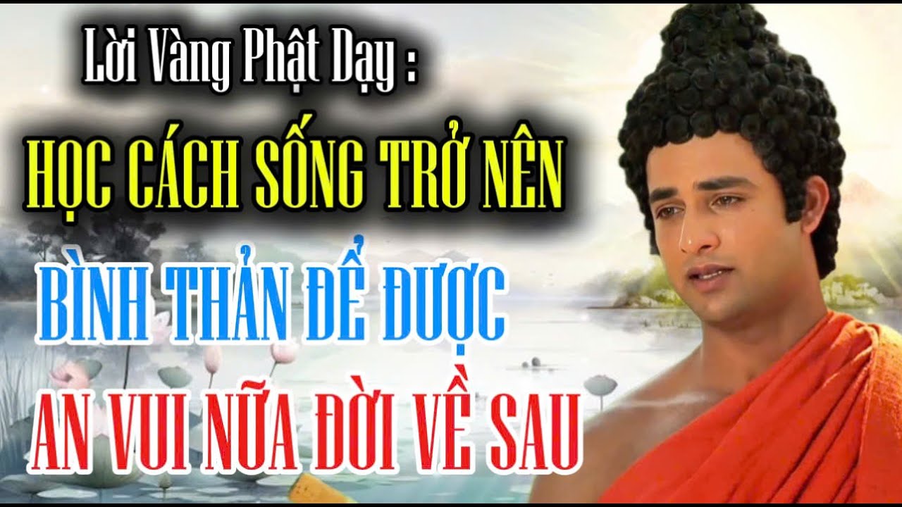 Lời V&agrave;ng Phật Dạy : Học C&aacute;ch Sống Trở N&ecirc;n B&igrave;nh Thản Để Được An Vui Nữa Đời Về Sau