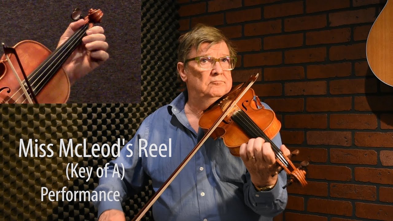 Miss McLeod's Reel (key of A) - Trad Irish Fiddle Lesson by Kevin Burke