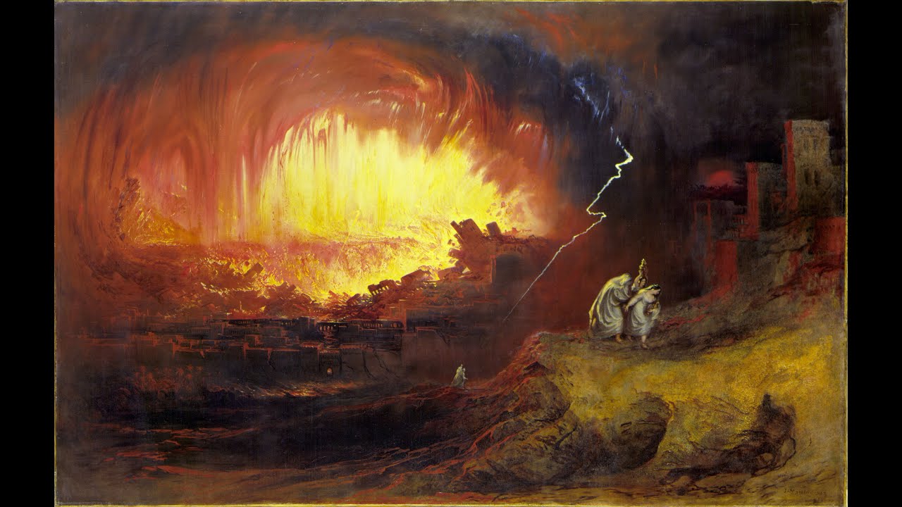 SODOM : Yahweh rains down fire -- from Yahweh! (Genesis4 Jehovah's Witnesses 15)
