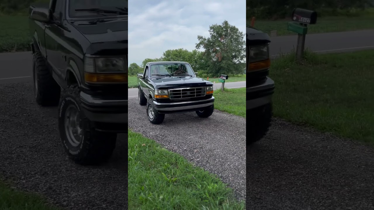 1993 Ford F150 5.8 351 3&rdquo; exhaust drive by &ldquo;subscribe to my channel&rdquo;