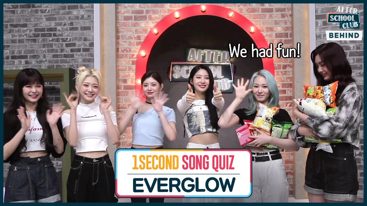 [After School Club] ASC 1 Second Song Quiz with EVERGLOW (ASC 1초 송퀴즈 with 에버글로우)