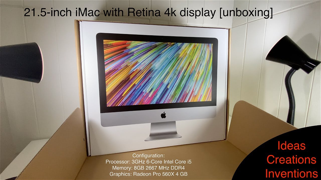 21.5-inch iMac with Retina 4k display [unboxing]