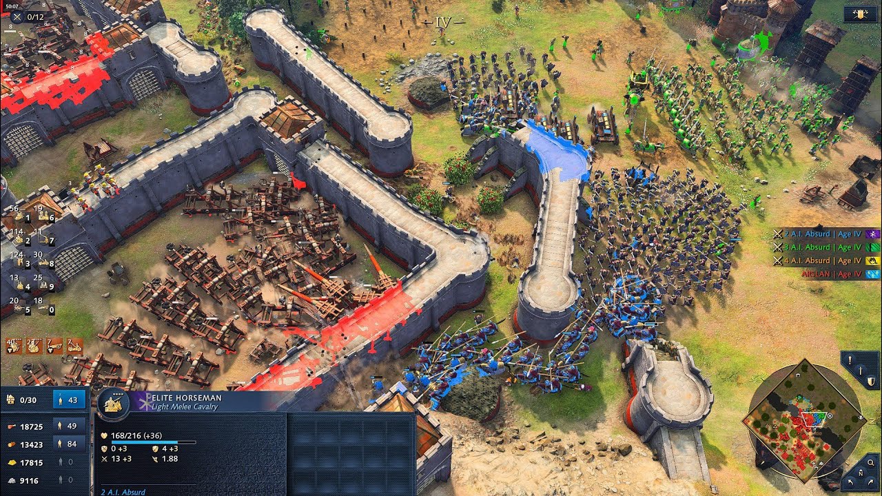 Age Of Empires 4 | France’s Greatest Defense Against 3 Mighty Civilizations!