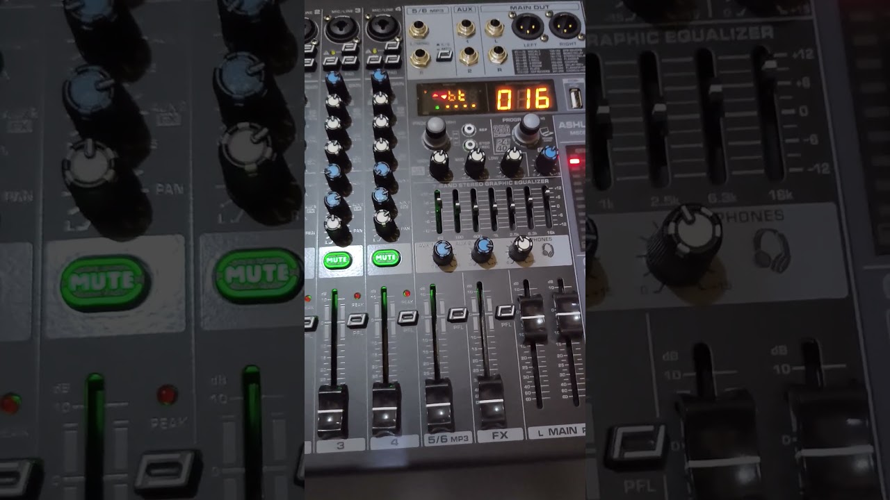 Penampakan power mixer Ashley M6000 tipe terbaru sangat mewah harga terjangkau #soundsistem #ashley