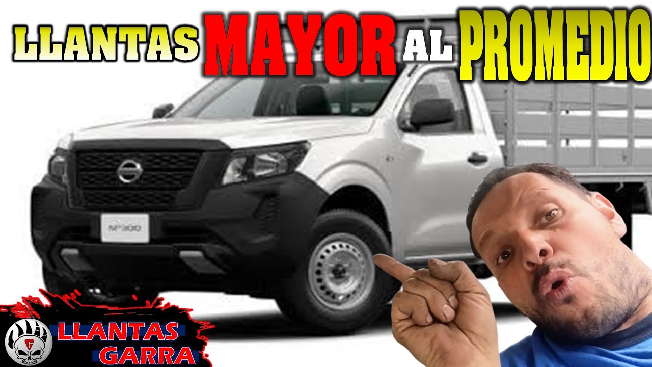 Llantas de MAYOR CARGA para NISSAN ESTACAS // NP300 y D21