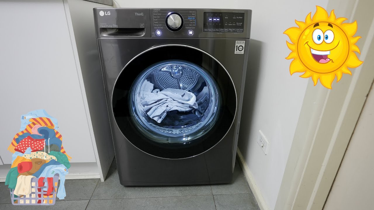 LG Heat Pump Drying Cycle DEMO ASMR