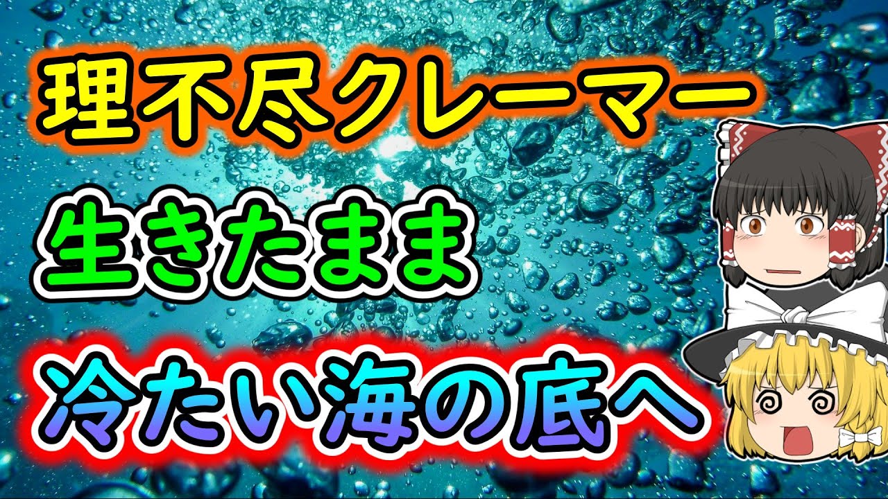 スーパーマーケットで言いがかりをつけ暴れまわる高齢男性。客にも商品を投げつける！そのわずか１分後、冬の海に…【ゆっくり解説】