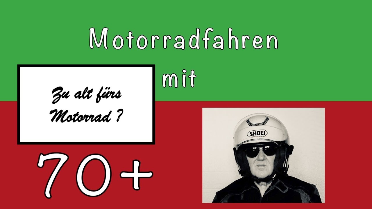Zu alt f&uuml;rs Motorrad? Versuch einer Diskussion.