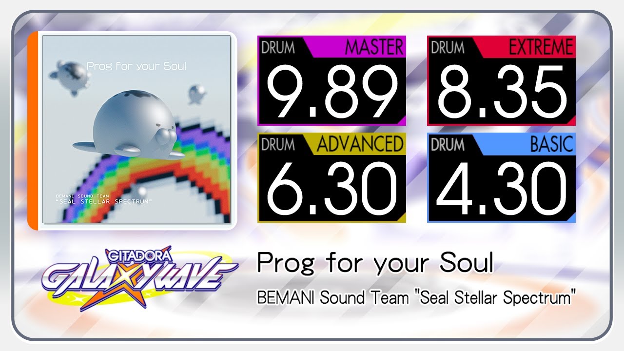 【GITADORA】 Prog for your Soul (MASTER ~ BASIC) Drum