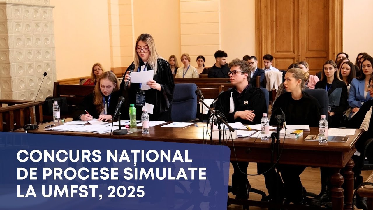 Concurs Național de Procese Simulate la UMFST, 2025