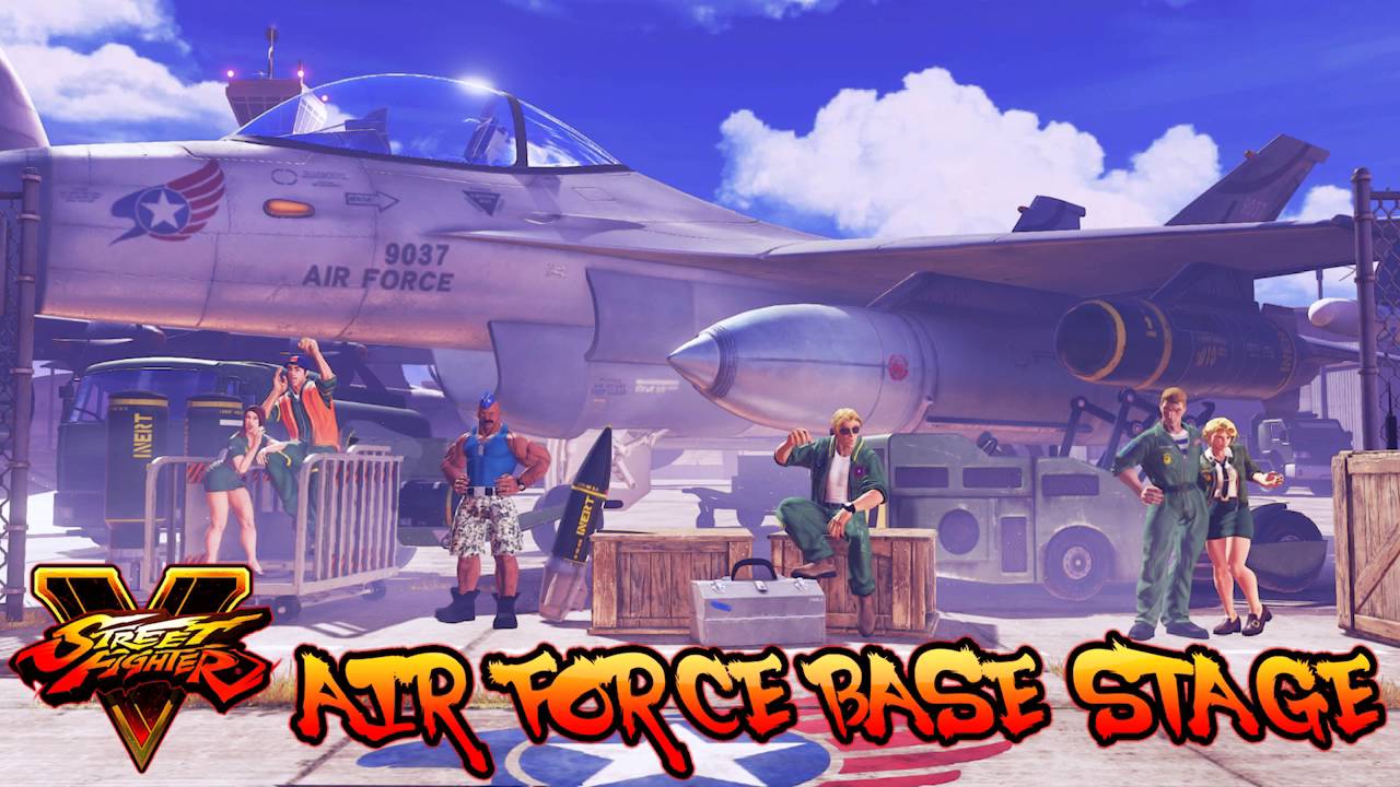 Street Fighter V / 5 AIR FORCE BASE STAGE Theme [All Parts Mix]
